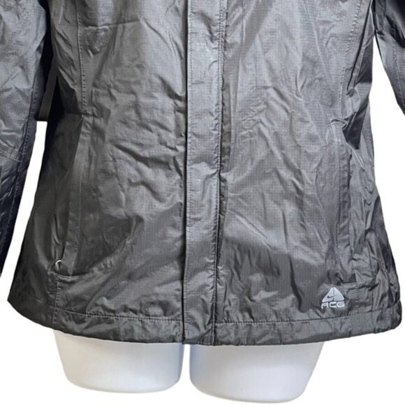 Nike Fitstorm ACG Women's Black Rain‎ Jacket Size S Hooded - Picture 5 of 16